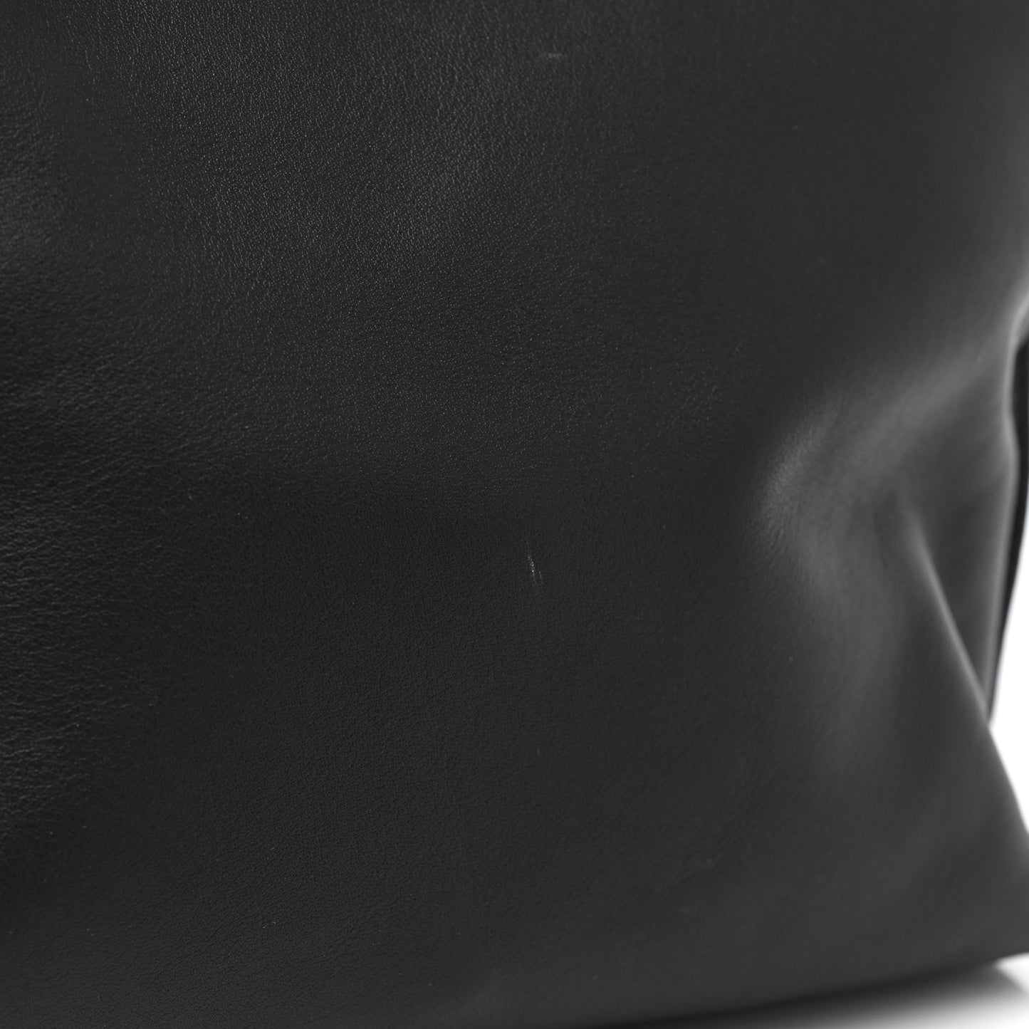 Calfskin Mini Flamenco Knot Clutch Black