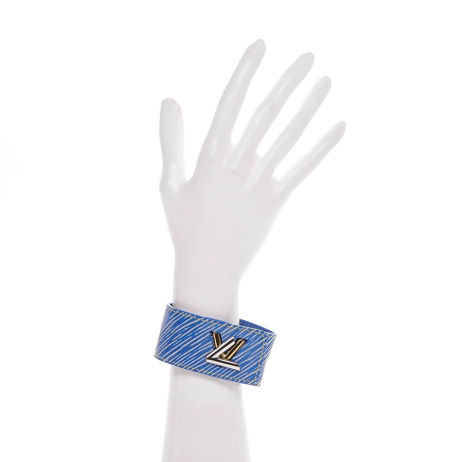 Louis Vuitton Epi Twist It Cuff 19 Denim Light 2 of 6