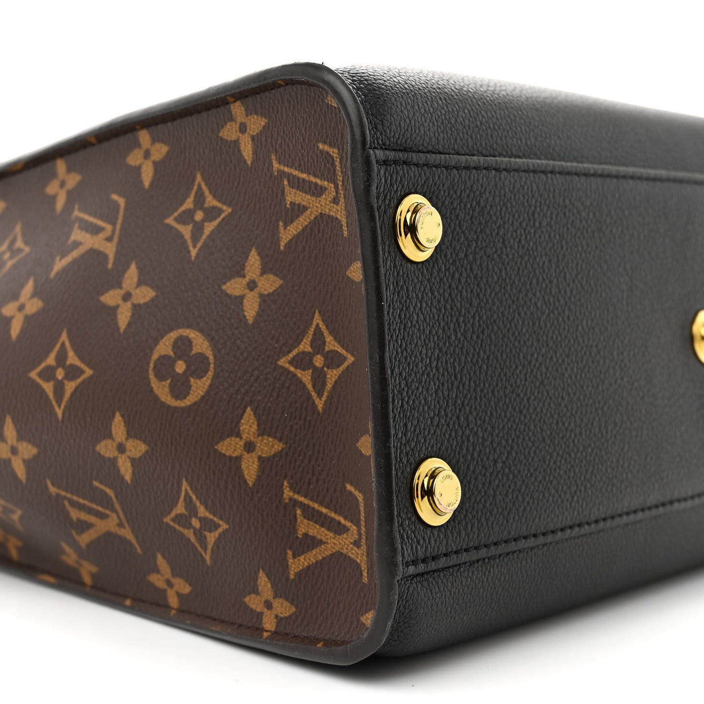Calfskin Monogram On My Side Black