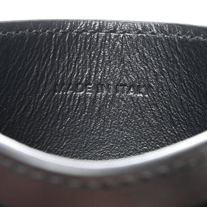 Celine Shiny Calfskin Triomphe Card Holder Black 7 of 7