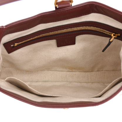 Gucci Monogram Azalea Calfskin Web Small Jackie 1961 Hobo Sahara Rubino Chardonnay 5 of 13