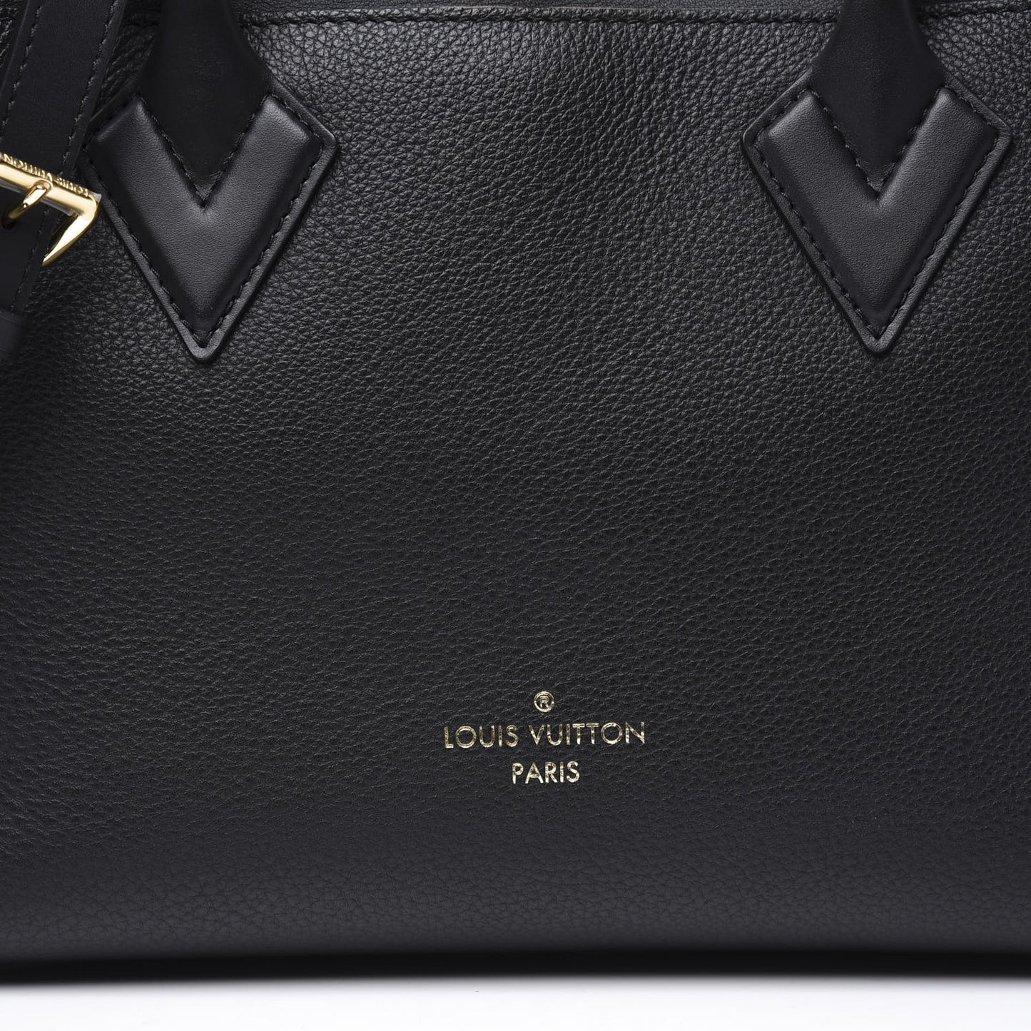Calfskin Monogram Tufting On My Side Black