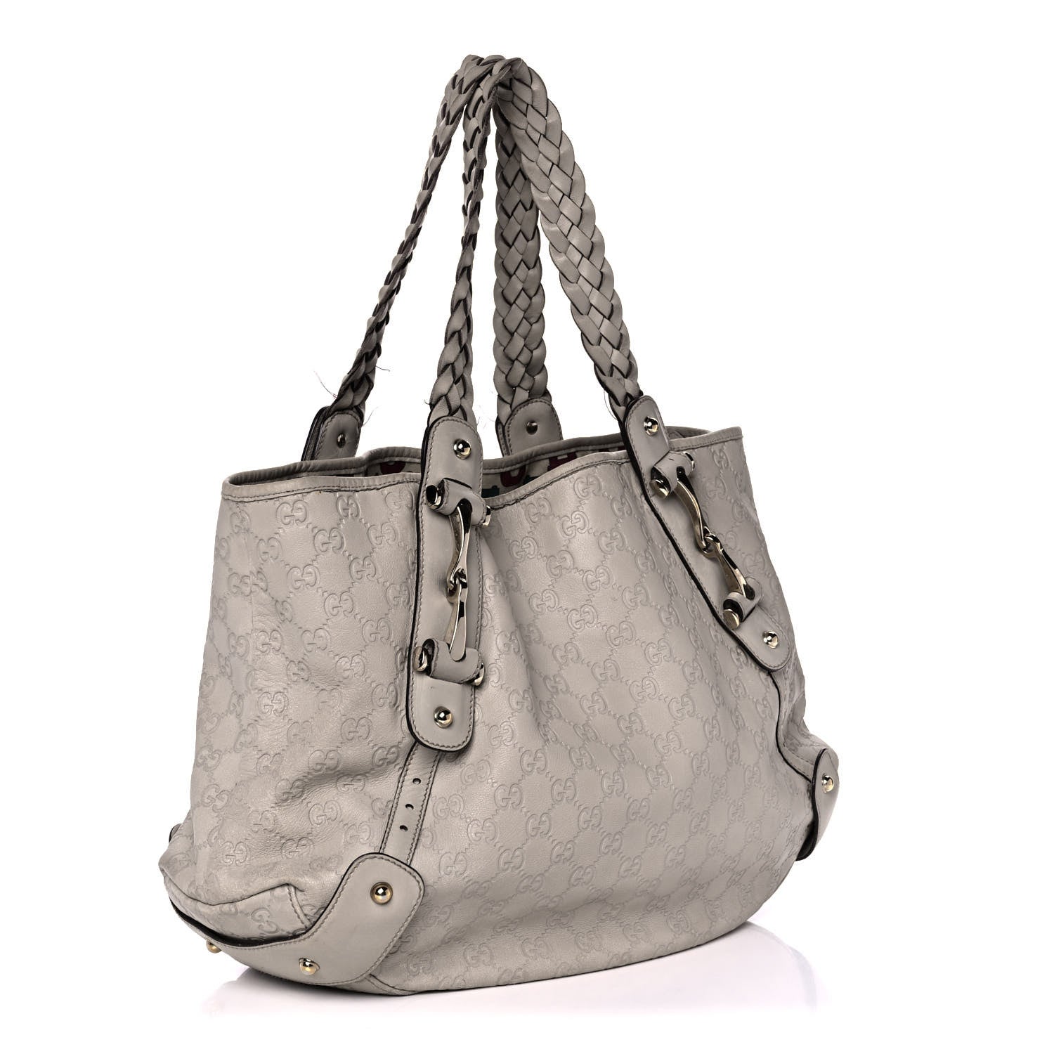 Gucci Guccissima Medium Pelham Shoulder Bag Off White 3 of 12