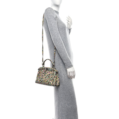 Fendi Nappa Printed Mini Peekaboo Iconic Satchel Multicolor 2 of 11