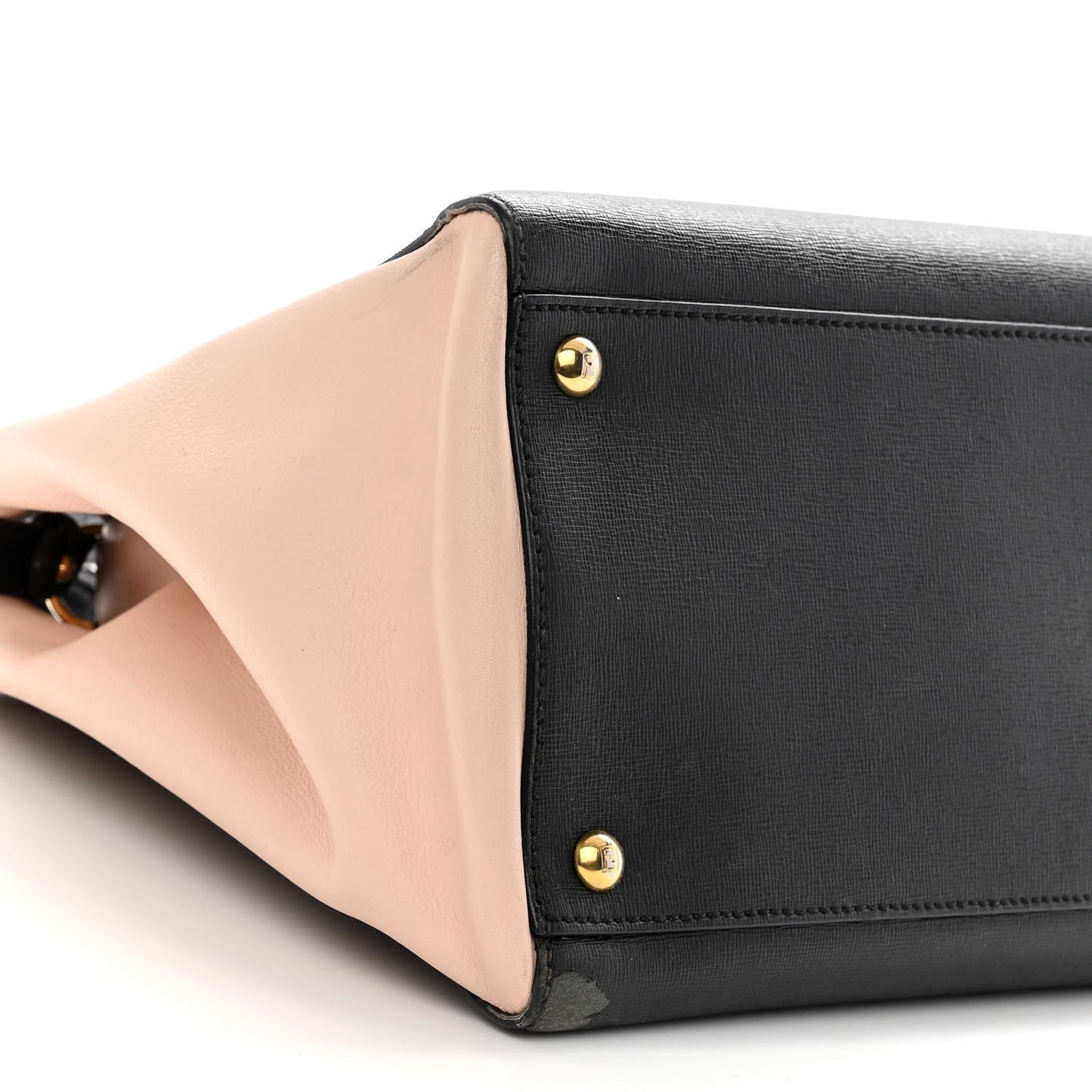 Vitello Elite Bi-Color Regular 2Jours Tote Black
