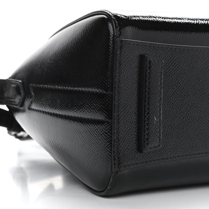 Givenchy Textured Patent Calfskin Mini Antigona Black 9 of 13