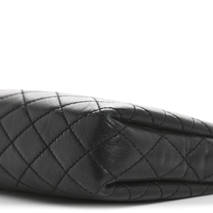 Saint Laurent Lambskin Quilted Gaby Zipped Pouch Black 10 of 13