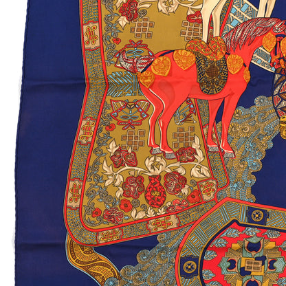 Hermes Silk Art Des Steppes Scarf 90 4 of 4