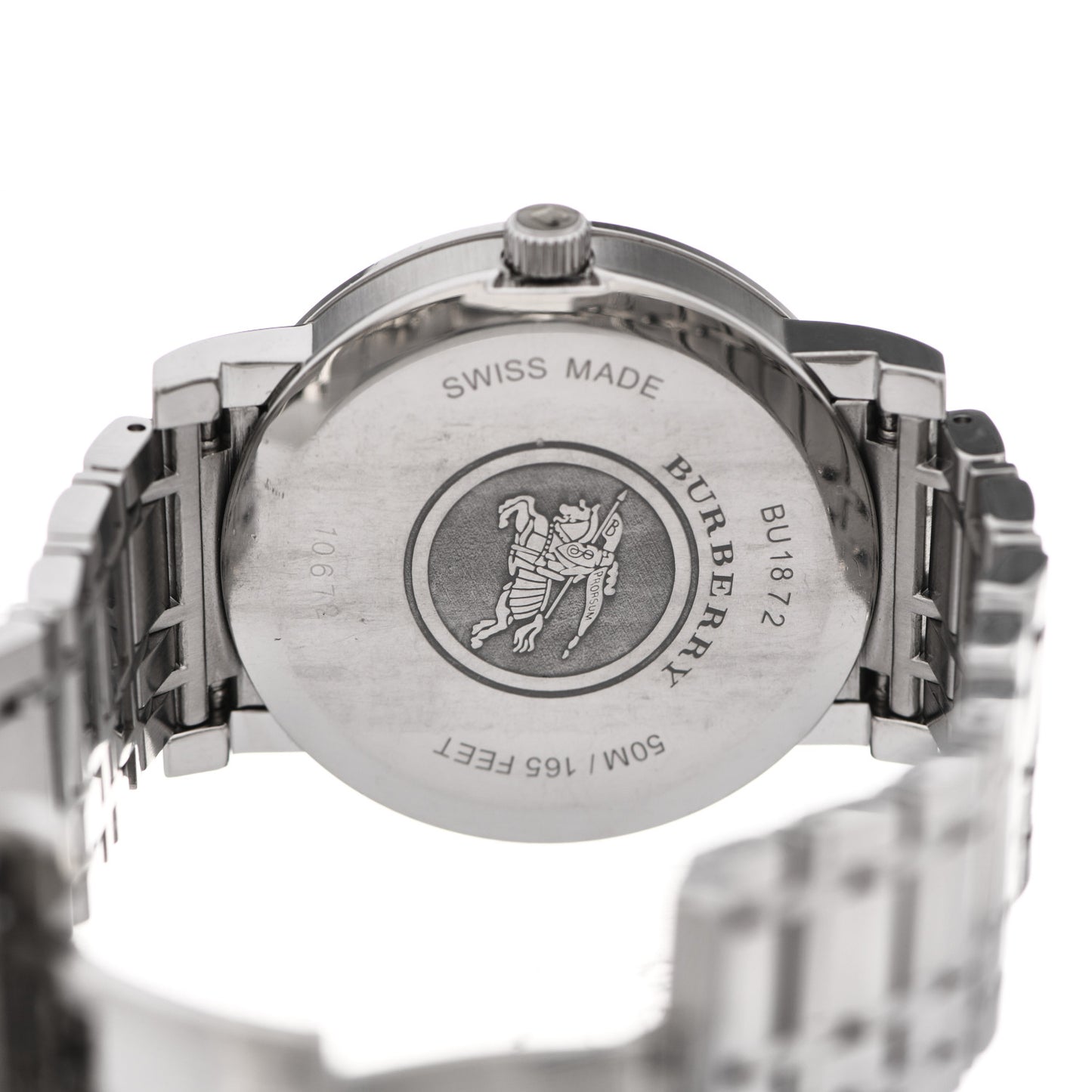 Stainless Steel 38mm Heritage Quartz Watch BU1872