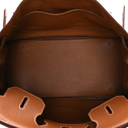 Hermes Togo Birkin 35 Gold 4 of 9