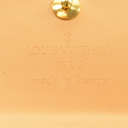 Louis Vuitton Monogram Multicolor Porte-Monnaie Plat Coin Purse White 5 of 7