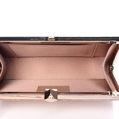 Jimmy Choo Crushed Velvet Celeste Clutch Pink 5 of 10