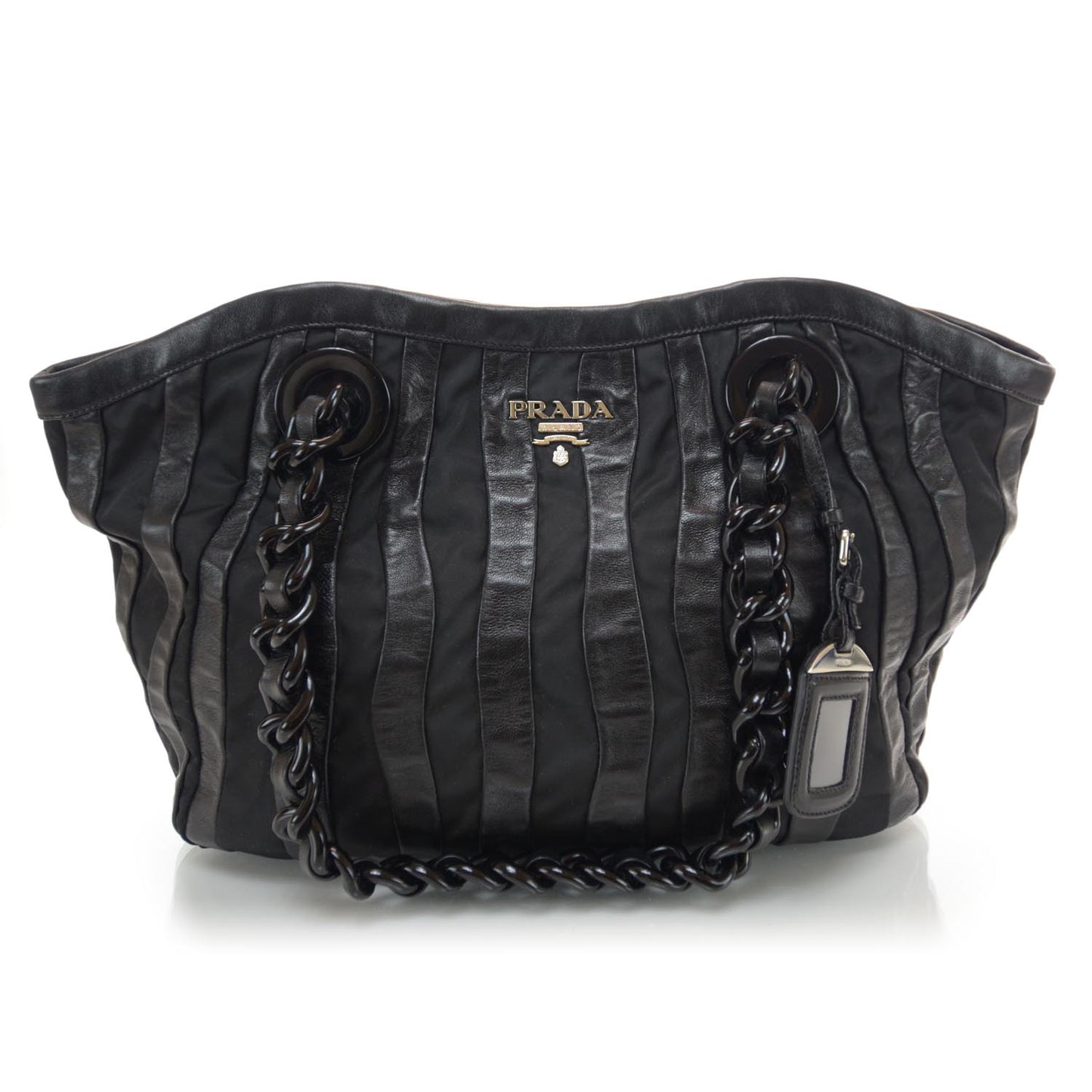 Tessuto Nappa Mordore Tote Black