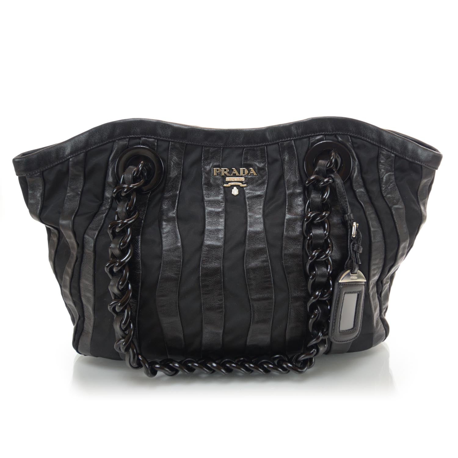 Prada Tessuto Nappa Mordore Tote Black 1 of 9