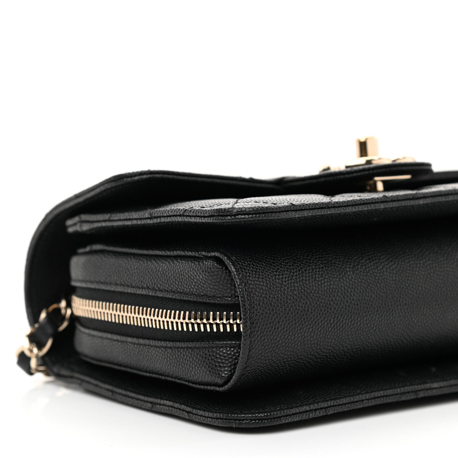 Chanel Caviar Quilted Like A Wallet Flap Black 9 of 10