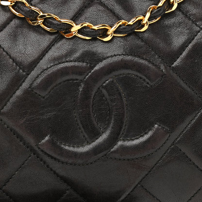 Chanel Lambskin Quilted Camera Case Dark Brown 9 of 12