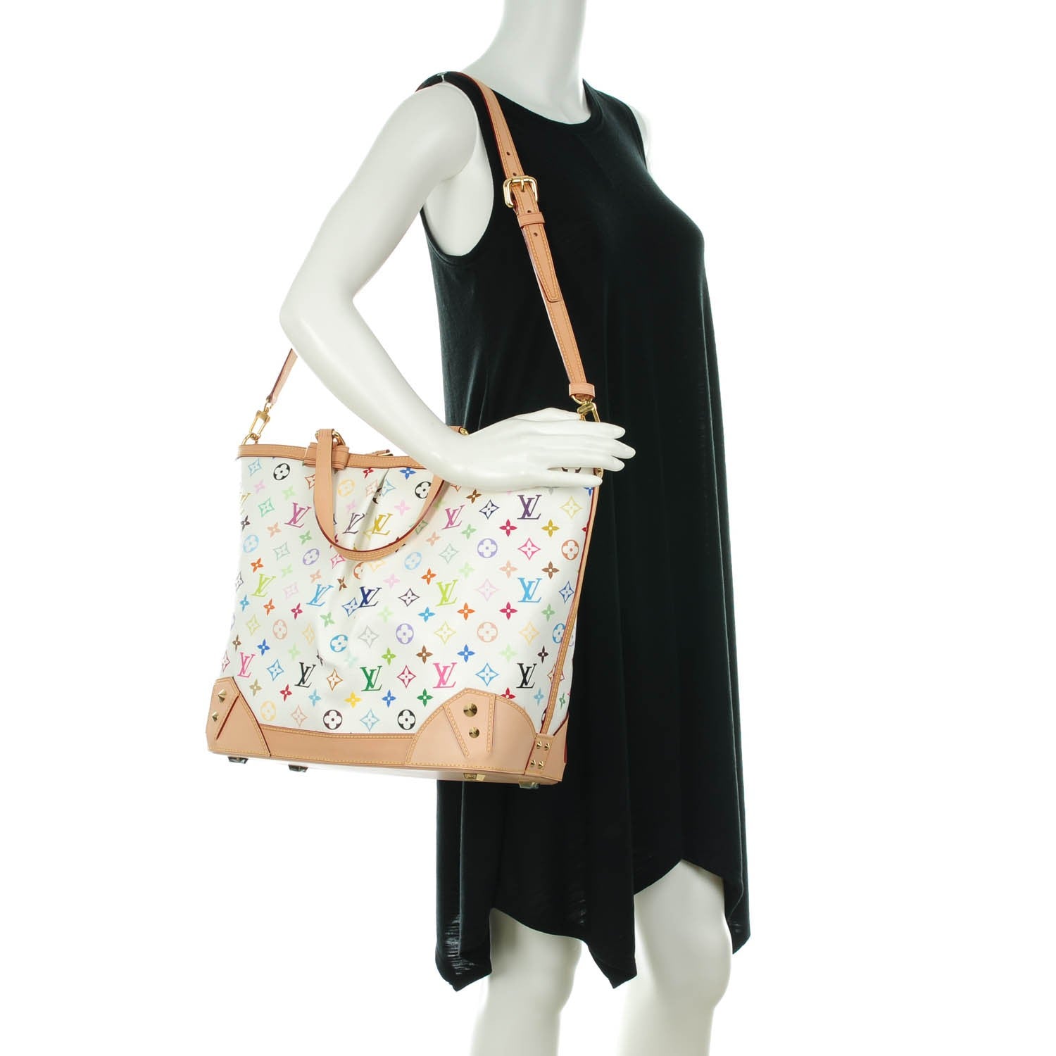 Louis Vuitton Monogram Multicolor Sharleen GM White 4 of 7