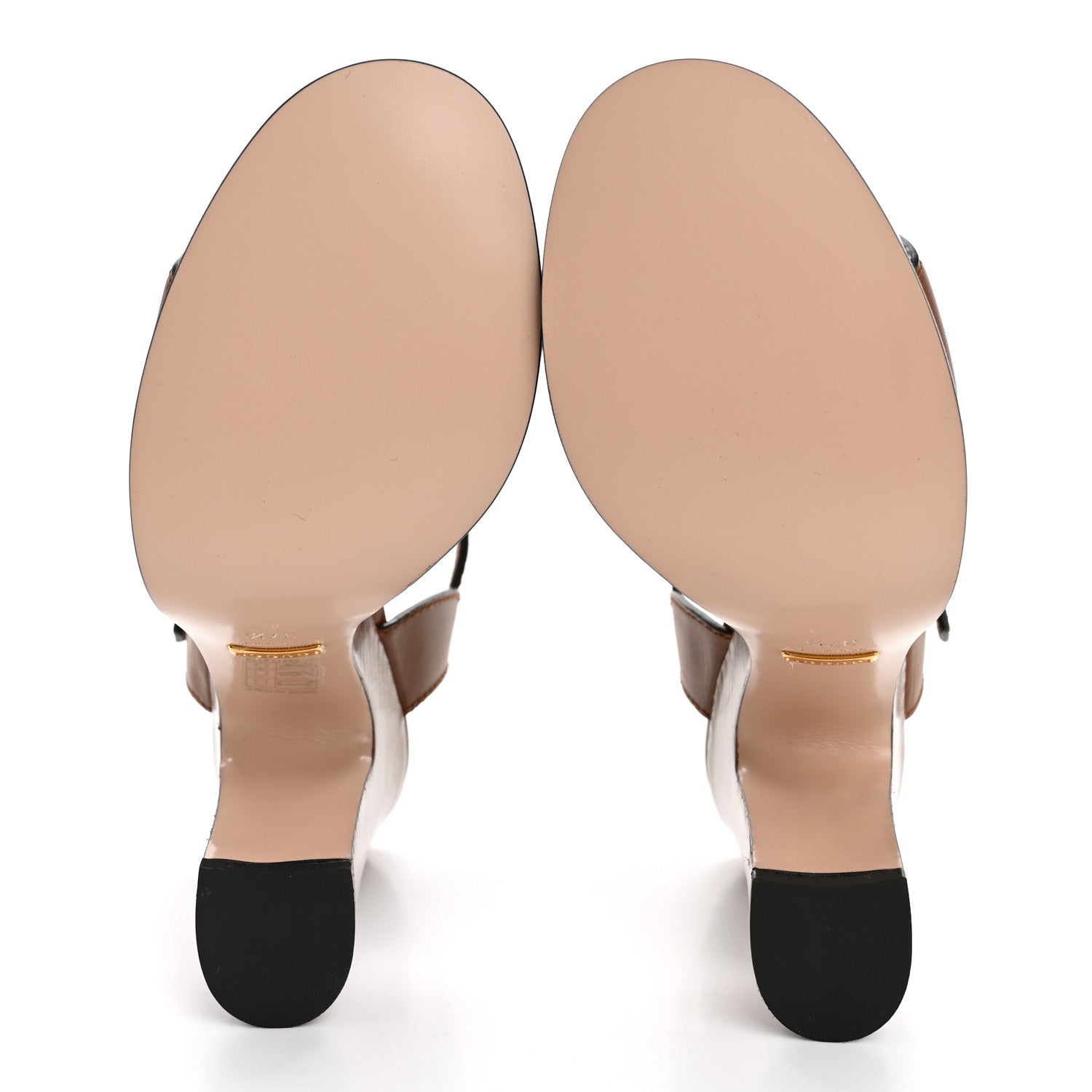Gucci Cosmos Softy Calfskin Wooden Interlocking G Cut-Out 30/120mm Platform Sandals 37.5 Cuir 6 of 13