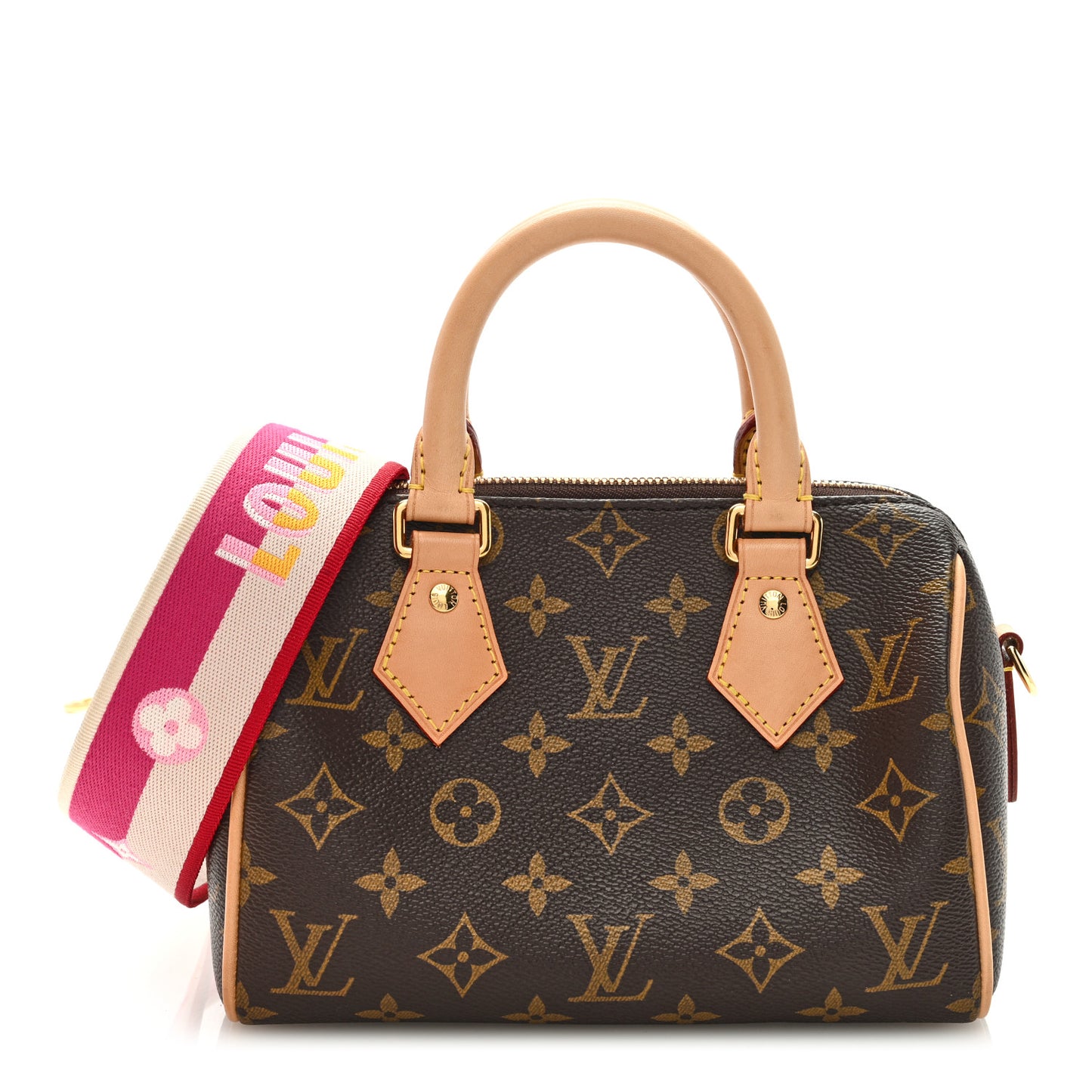 Monogram Speedy Bandouliere 20 Fuchsia