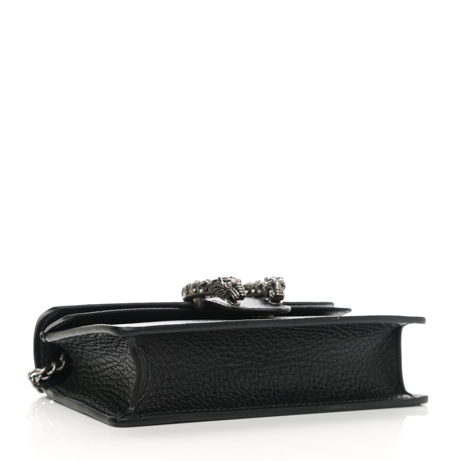 Gucci Calfskin Super Mini Dionysus Shoulder Bag Black 4 of 11