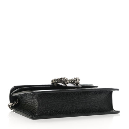 Gucci Calfskin Super Mini Dionysus Shoulder Bag Black 4 of 11