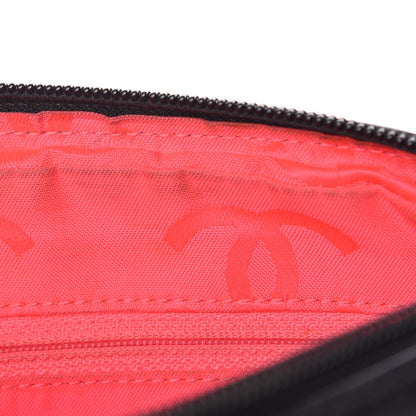 Chanel Calfskin Quilted Cambon Pochette Black 12 of 15