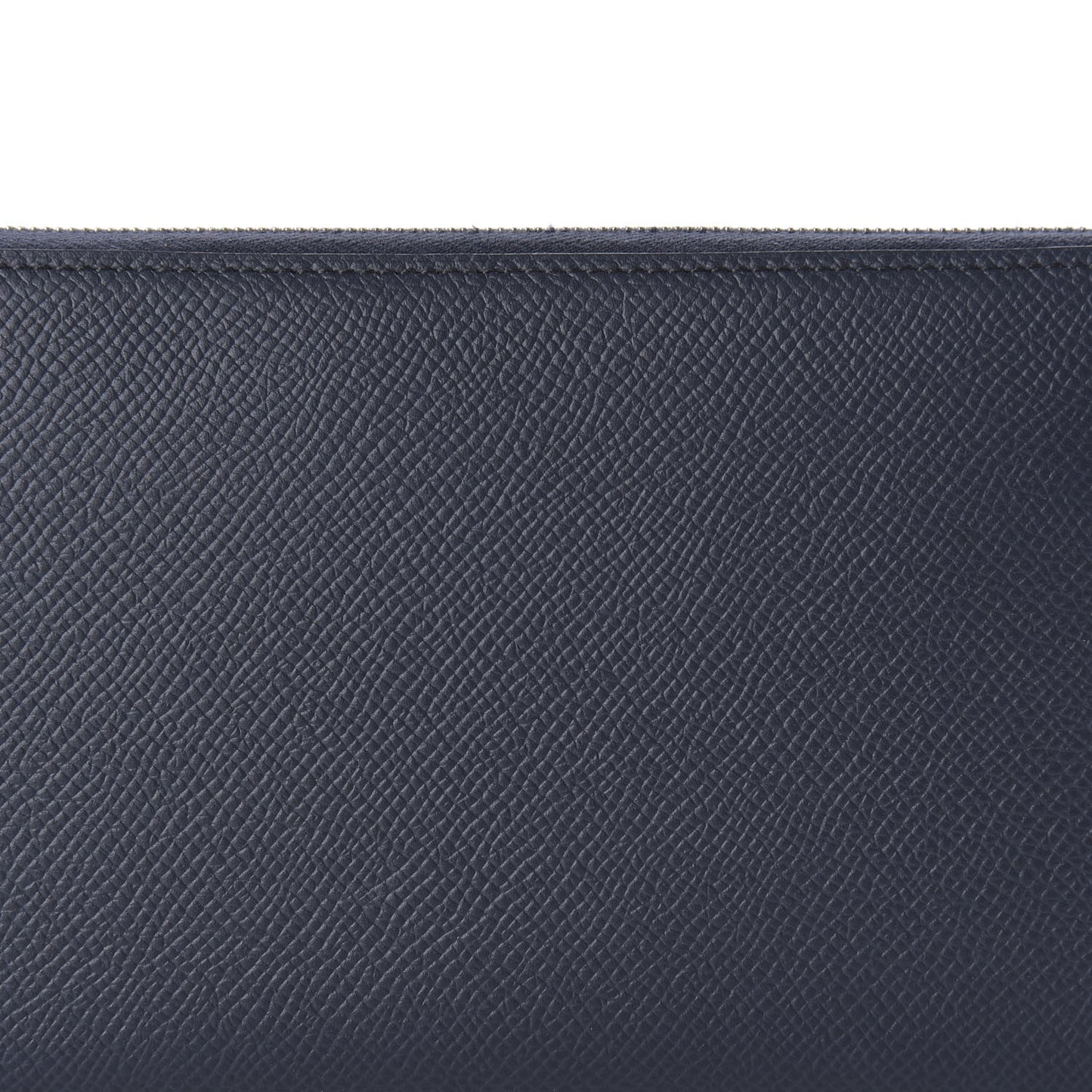 Epsom Silk'In Wallet Bleu Indigo Rouge De Coeur