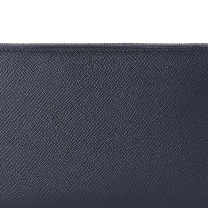 Hermes Epsom Silk'In Wallet Bleu Indigo Rouge De Coeur 9 of 10