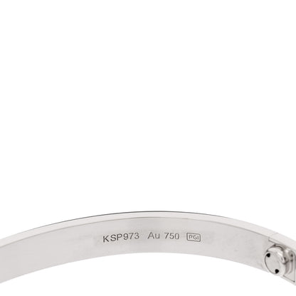 Cartier 18K White Gold LOVE Bracelet 19 5 of 6