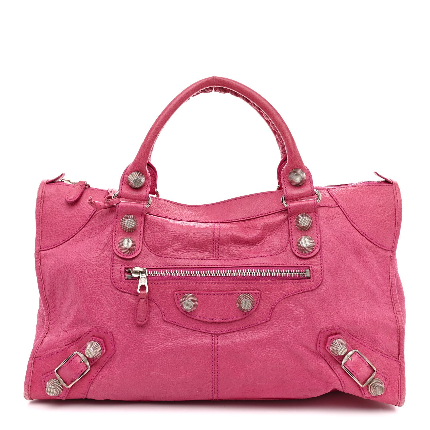 Balenciaga Agneau Giant 21 Silver Hardware Work Cyclamen Fucsia 1 of 14