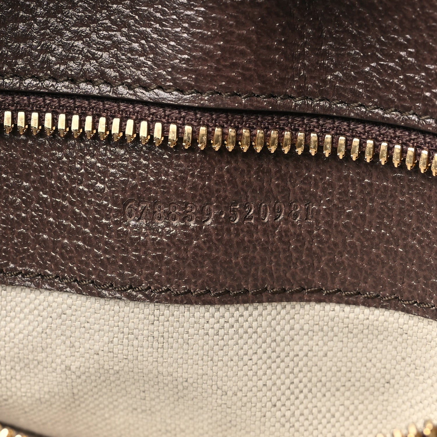 Gucci Monogram Jumbo GG Textured Dollar Calfskin Web Tote Bag Camel Ebony New Acero 7 of 12