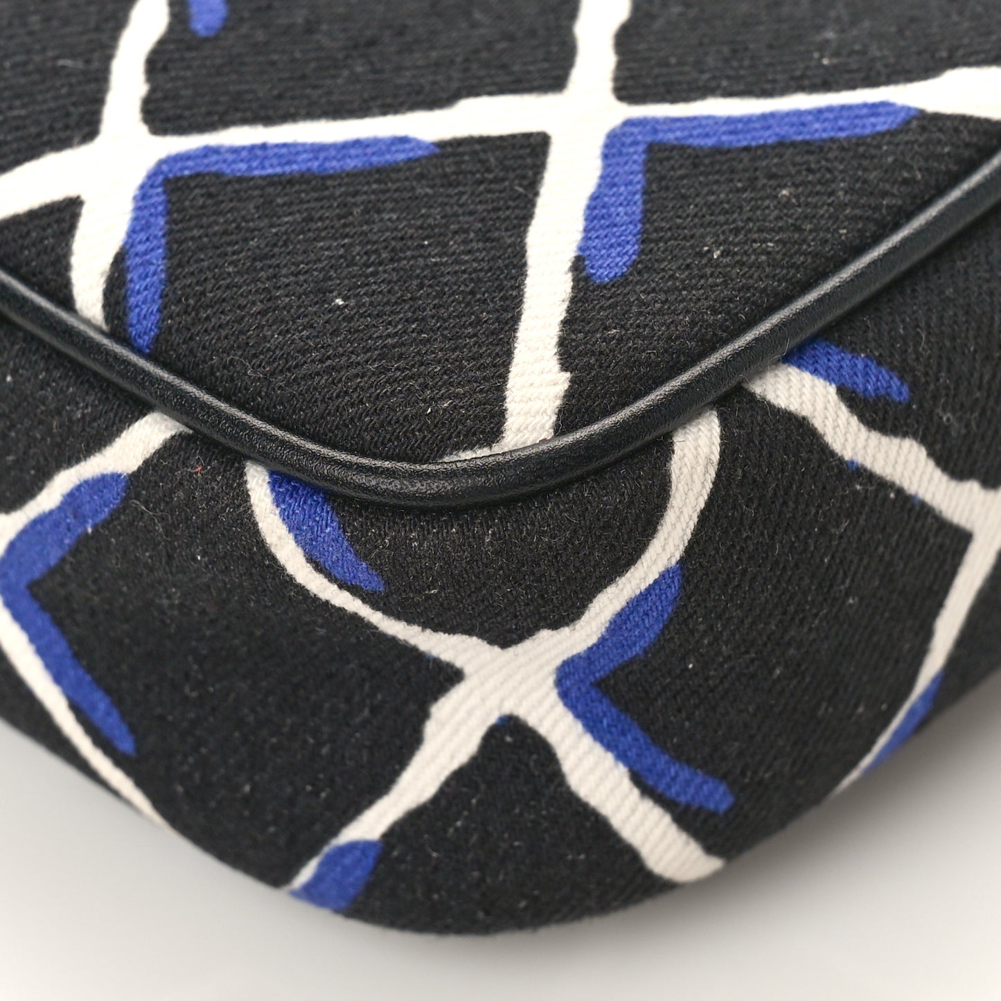 Canvas Airline Cosmetic Case Blue White