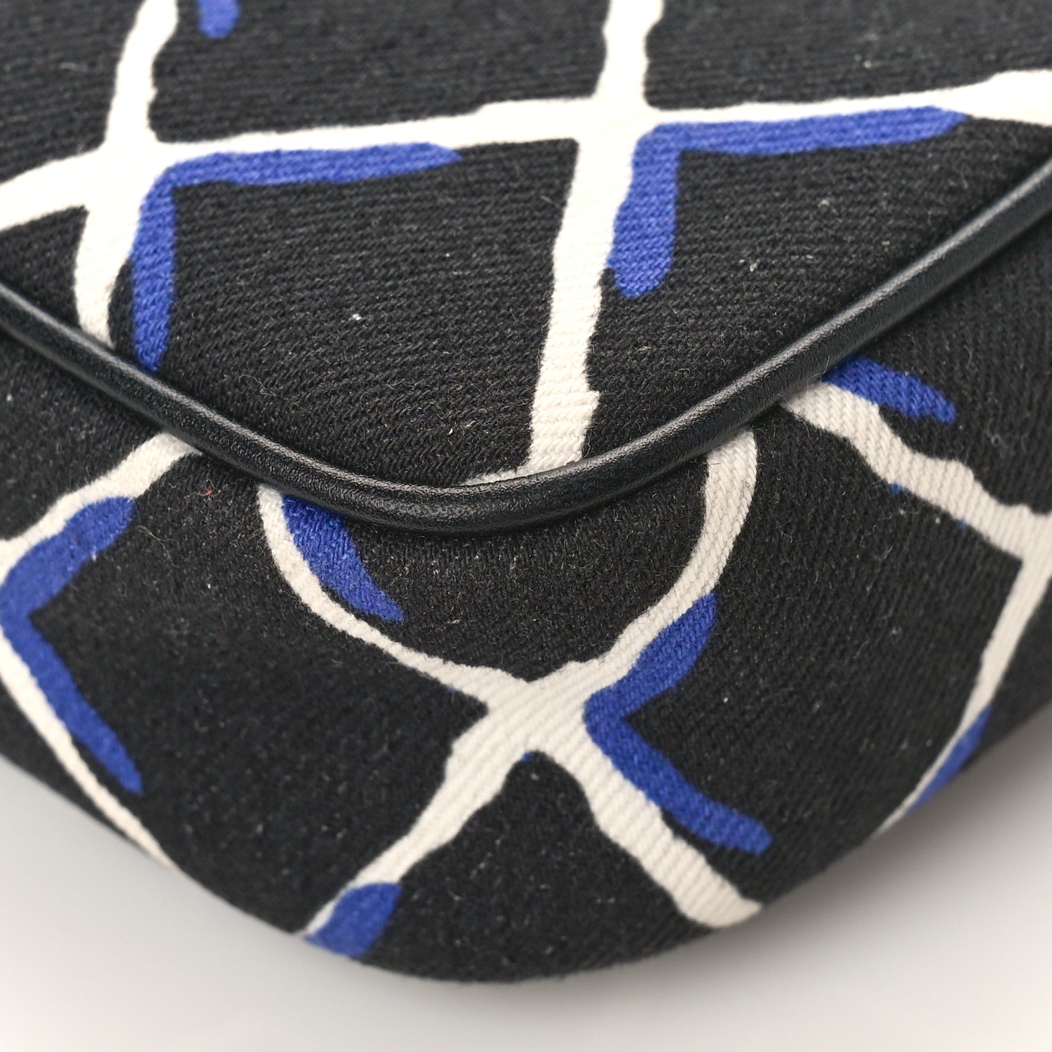 Chanel Canvas Airline Cosmetic Case Blue White 9 of 9