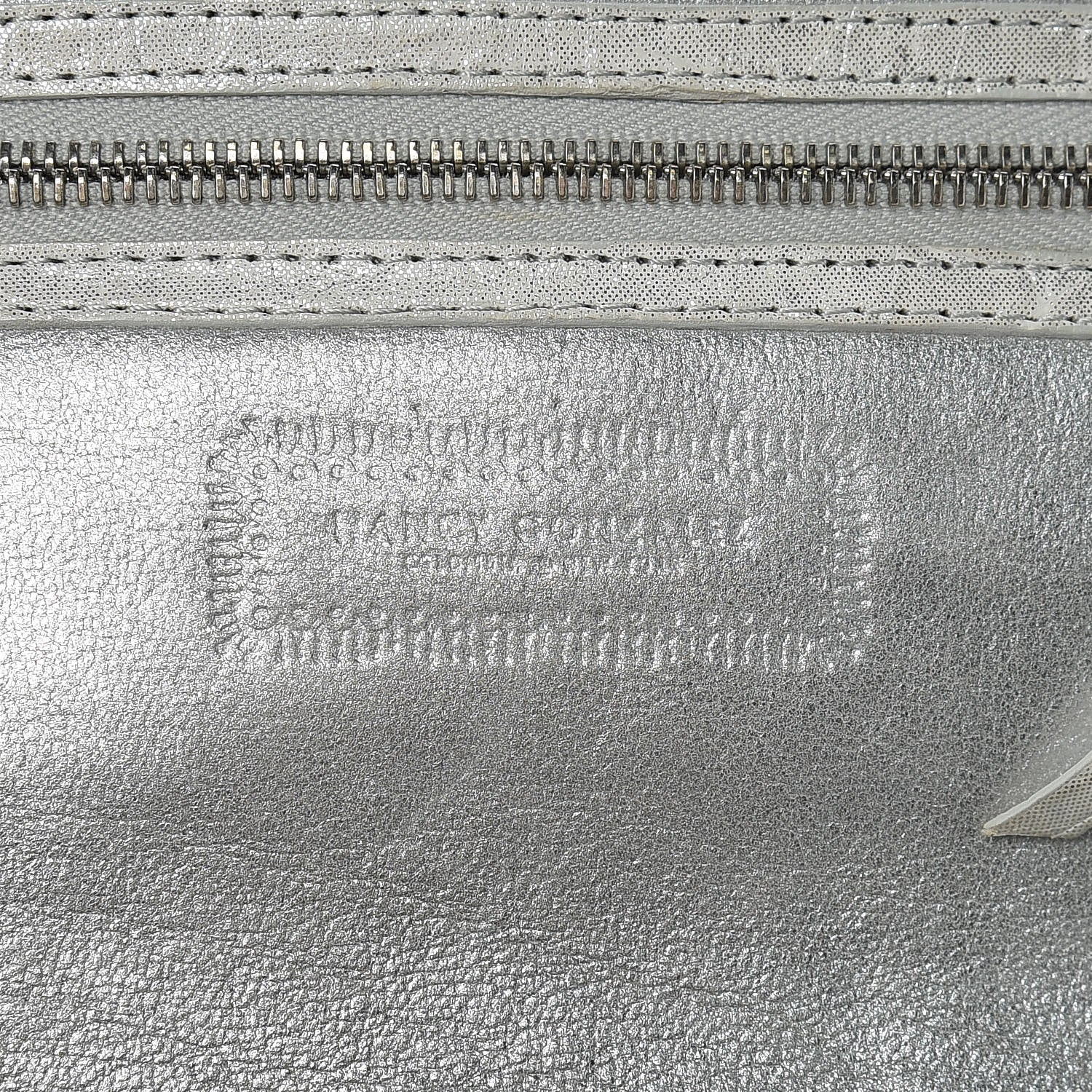 Nancy Gonzalez Crocodile Wallet On Chain White 8 of 9