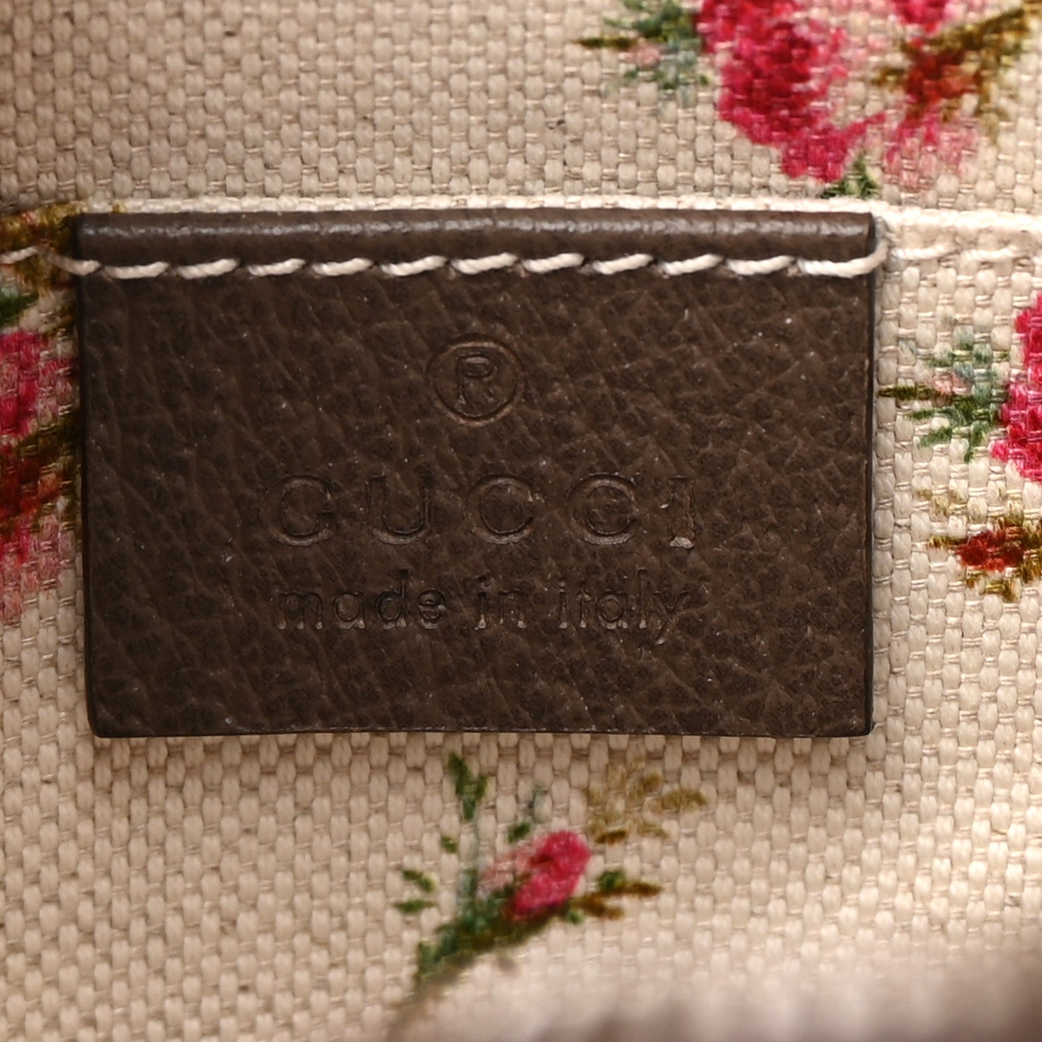 Gucci GG Supreme Monogram Web Neo Vintage Shoulder Bag Beige New Acero Crop 6 of 10