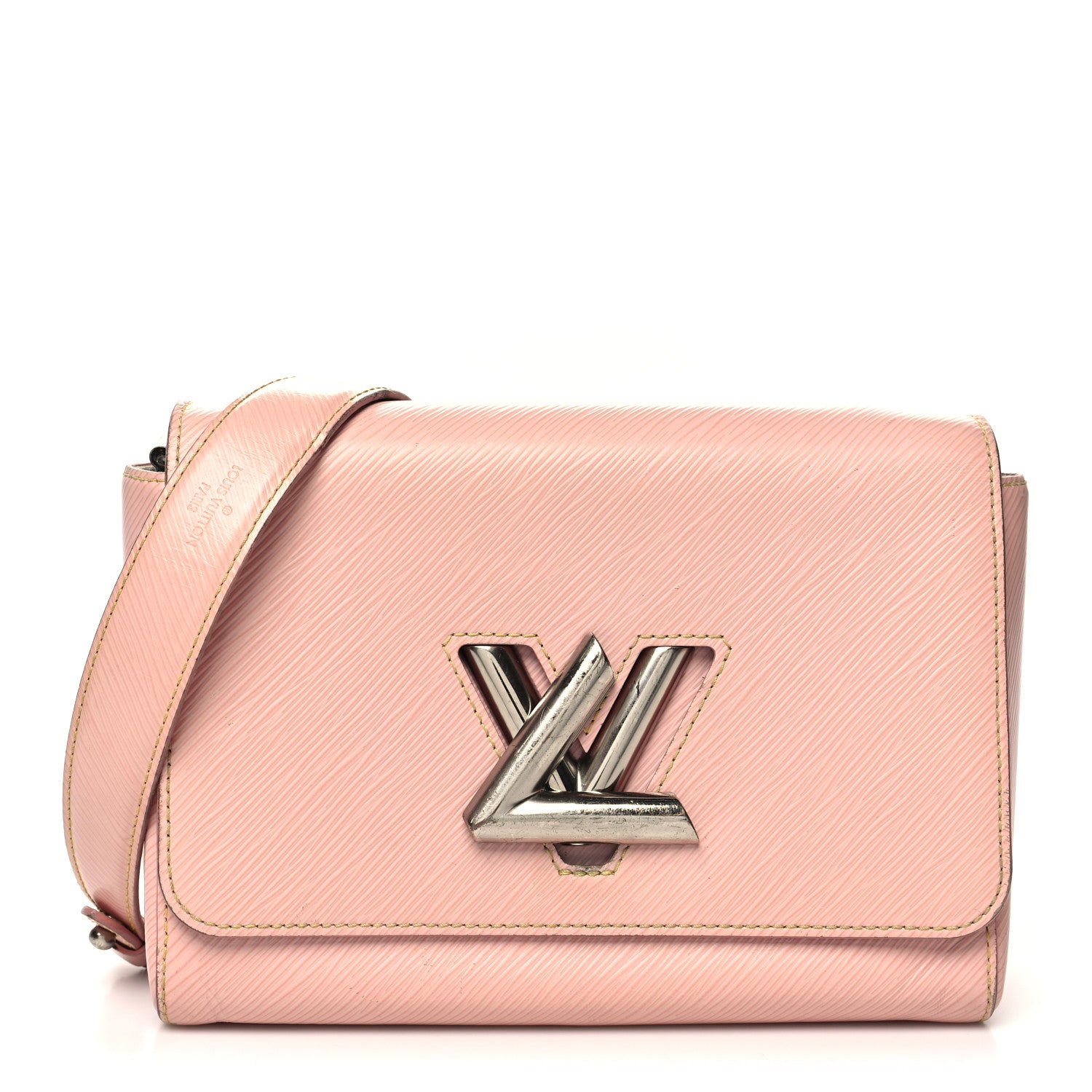 Louis Vuitton Epi Twist Shoulder Bag MM Rose Ballerine 1 of 18