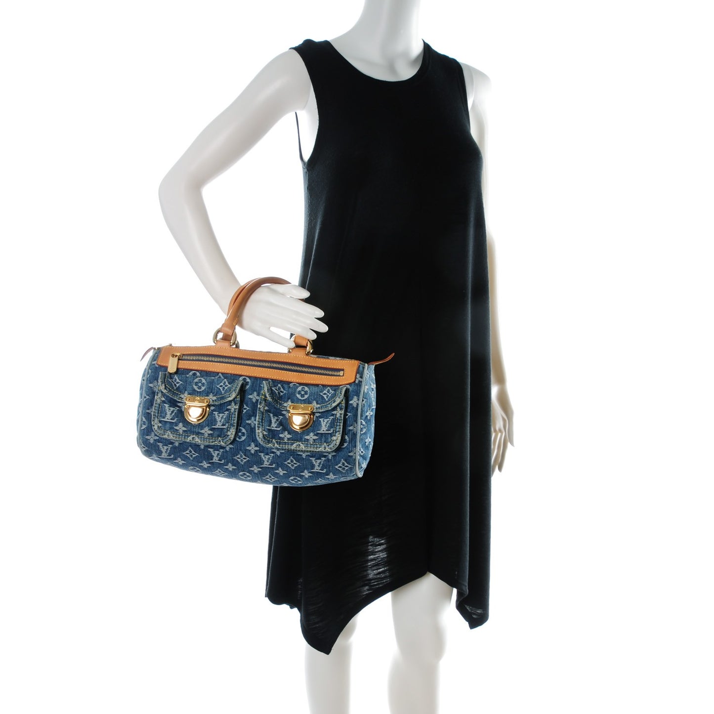 Monogram Denim Neo Speedy Blue