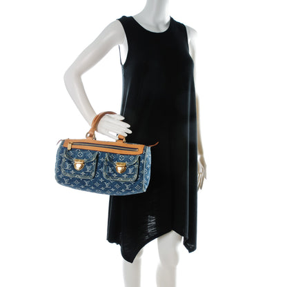 Louis Vuitton Monogram Denim Neo Speedy Blue 2 of 8