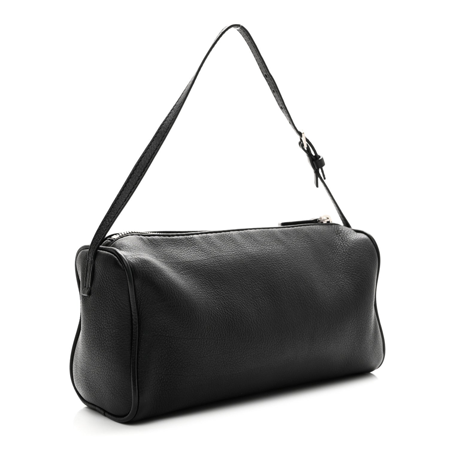 The Row Grained Calfskin 90's Bag Black 3 of 7
