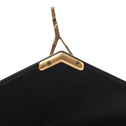 Saint Laurent Smooth Calfskin Monogram Cassandra Clasp Bag Black 10 of 15