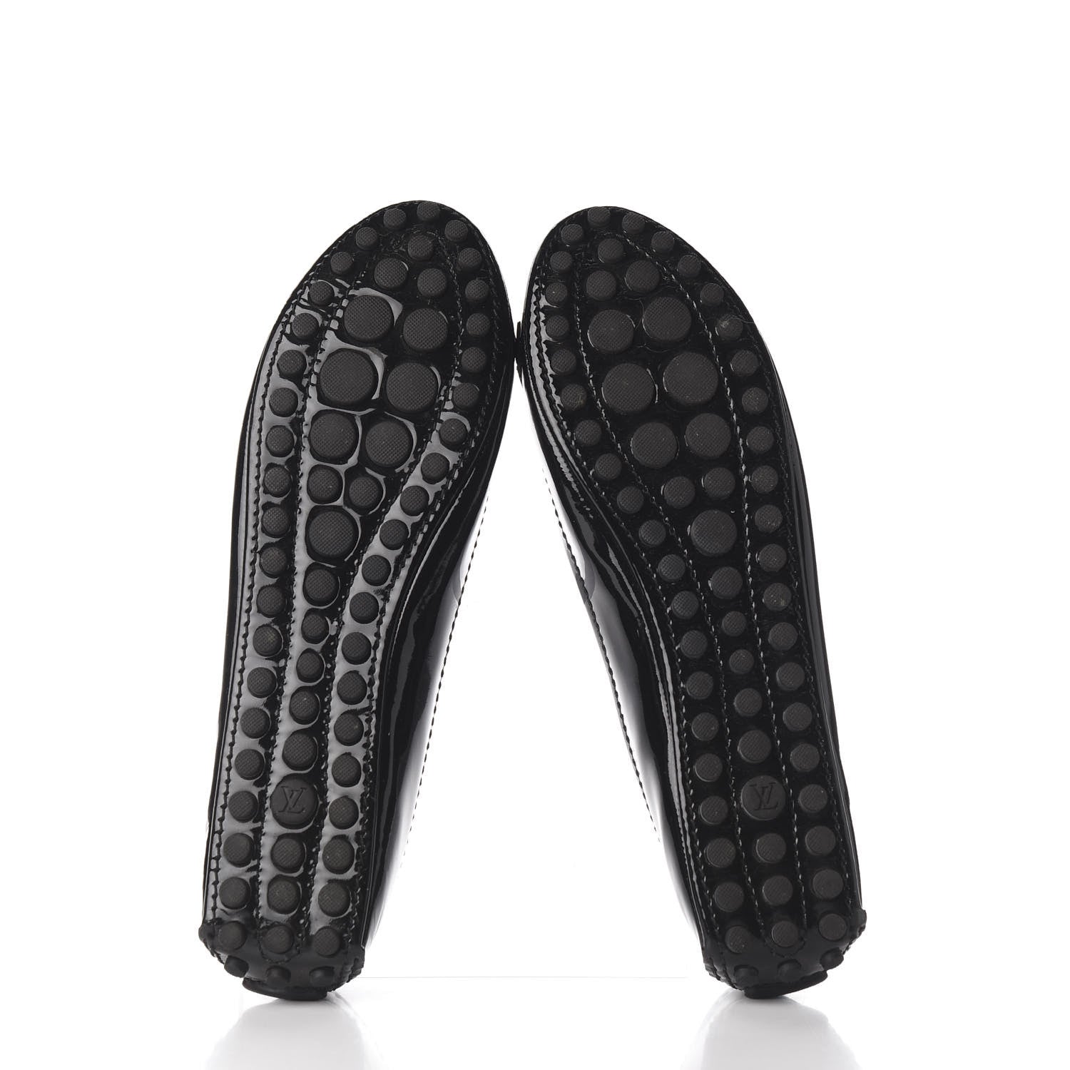 Louis Vuitton Patent Calfskin Oxford Ballerina Flats 38.5 Black 14 of 20