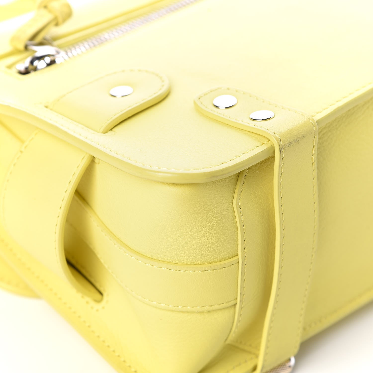Proenza Schouler Calfskin PS11 Classic Shoulder Bag Lemon 15 of 21