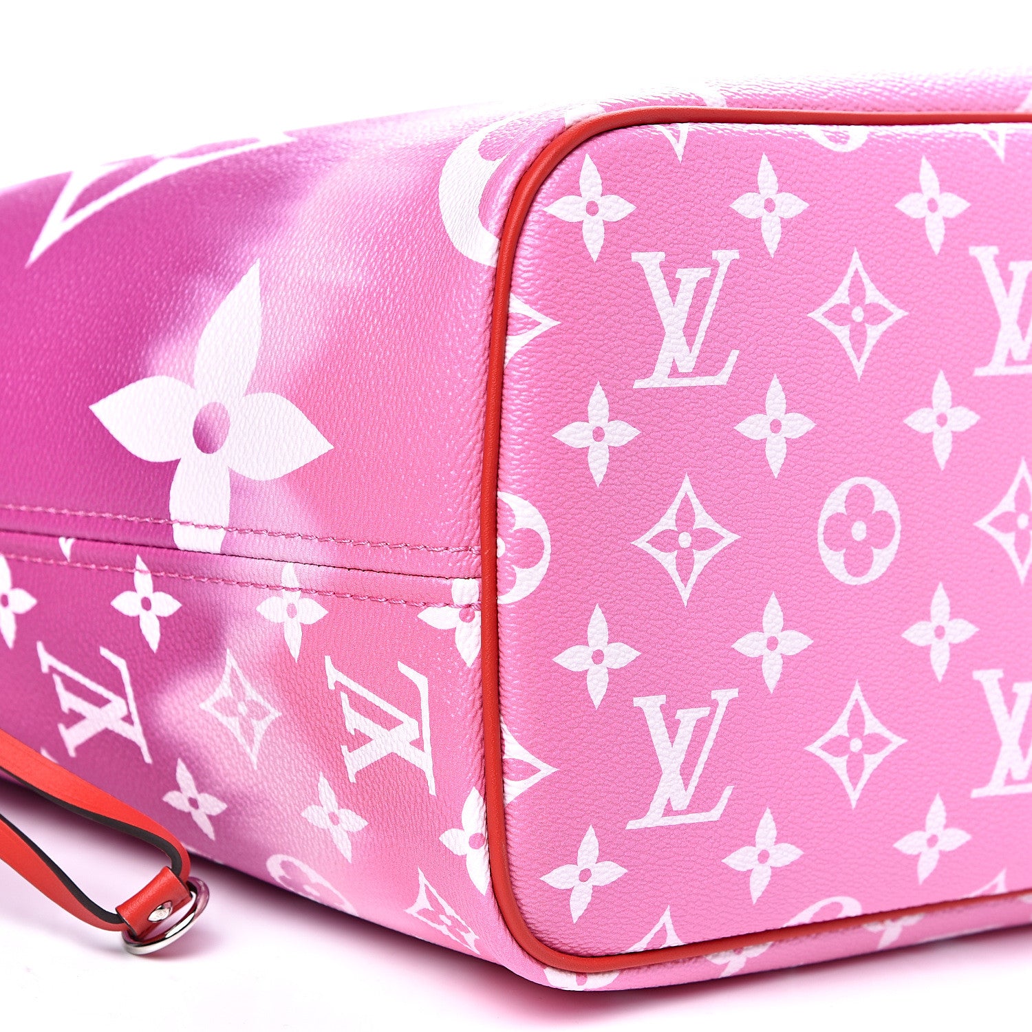 Louis Vuitton Monogram Escale Neverfull MM Rouge 7 of 8