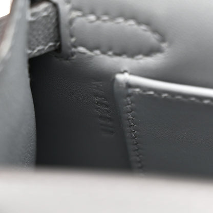 Hermes Madame Calfskin Mini Kelly Sellier 20 Gris Pantin 7 of 11