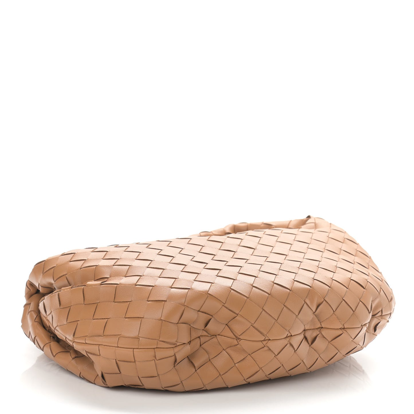 Nappa Intrecciato Teen Jodie Hobo Caramel