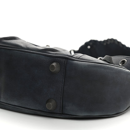 Balenciaga Used Calfskin Small Le Cagole Shoulder Bag Navy 9 of 9