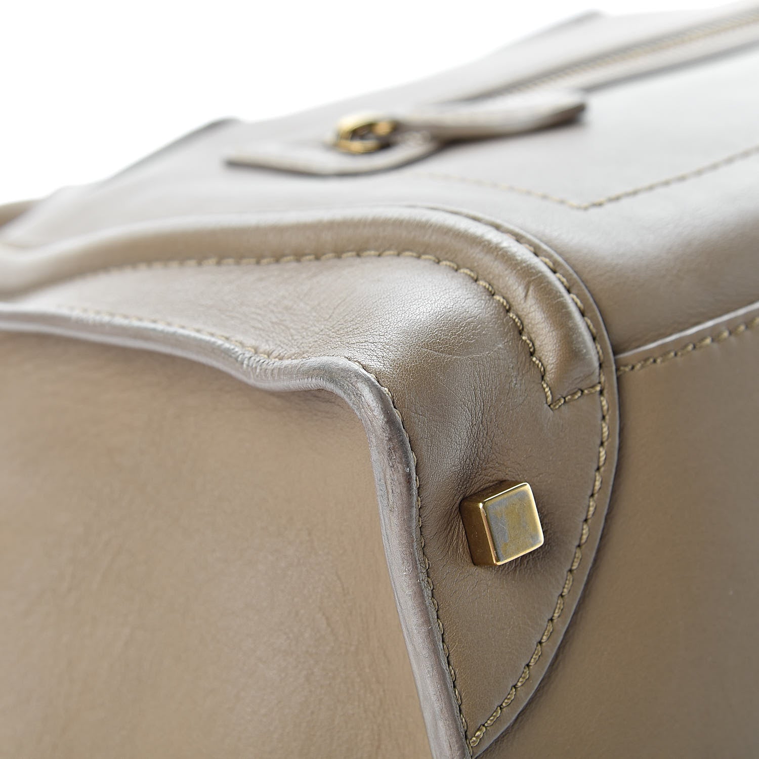 Celine Smooth Calfskin Mini Luggage Dune 10 of 24