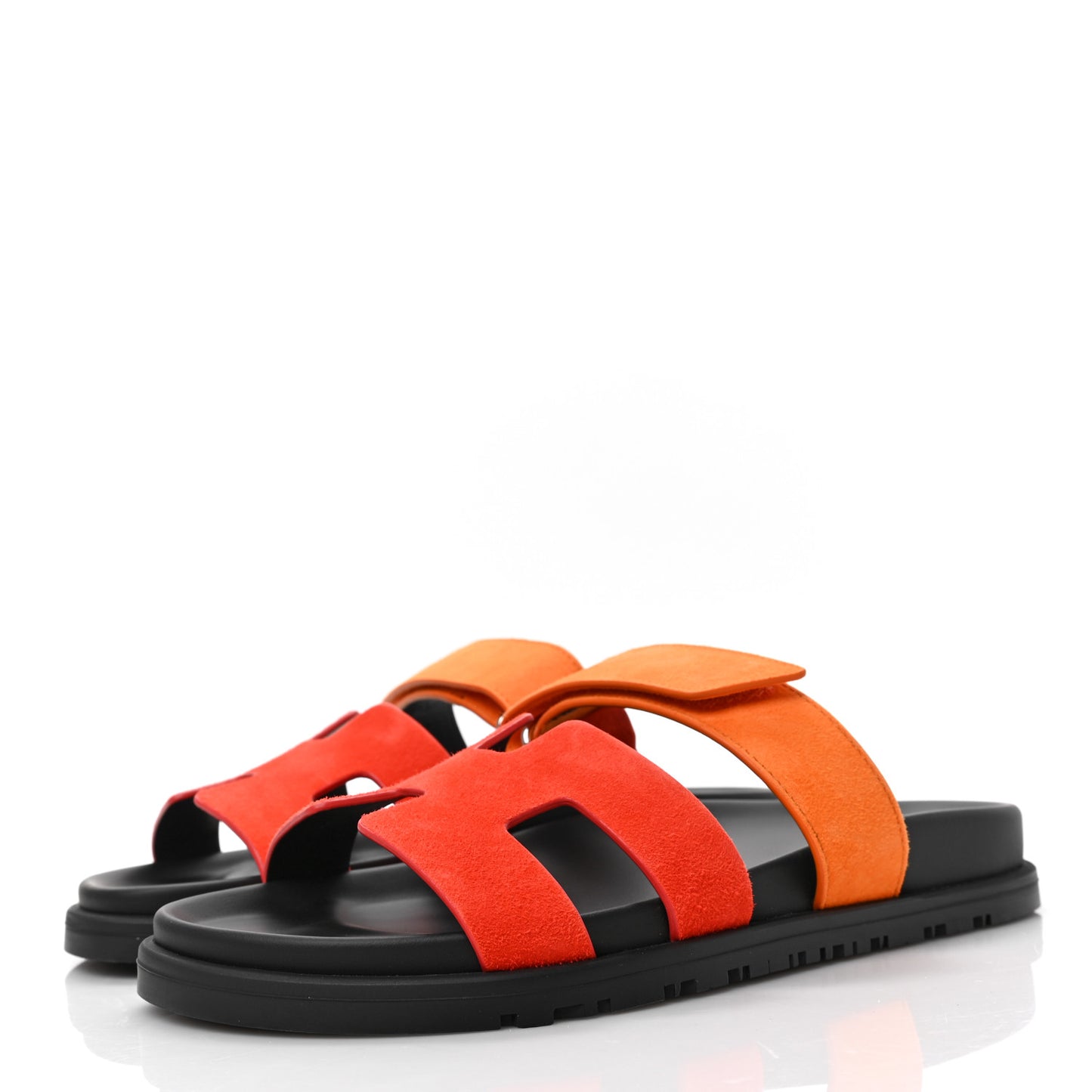 Suede Goatskin Womens Chypre Sandals 37 Rouge Ecarlate