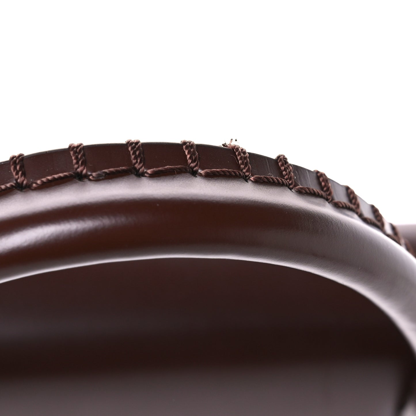 Calfskin Raffia Le Chiquito Long Cordao Brown