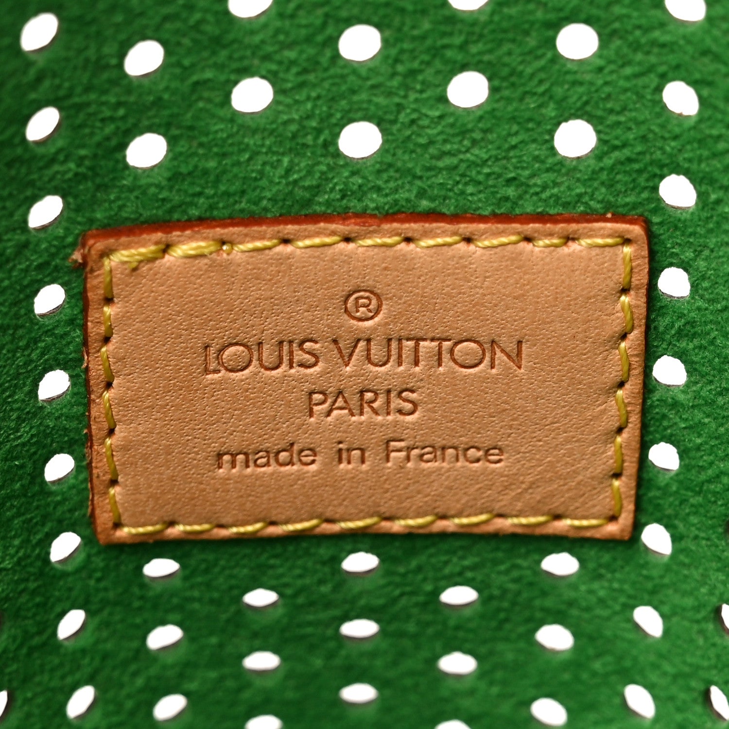 Louis Vuitton Monogram Perforated Speedy 30 Green 5 of 8